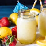 frozen lemonade in cups