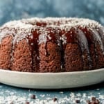 german chocolate bundt cake on a table
