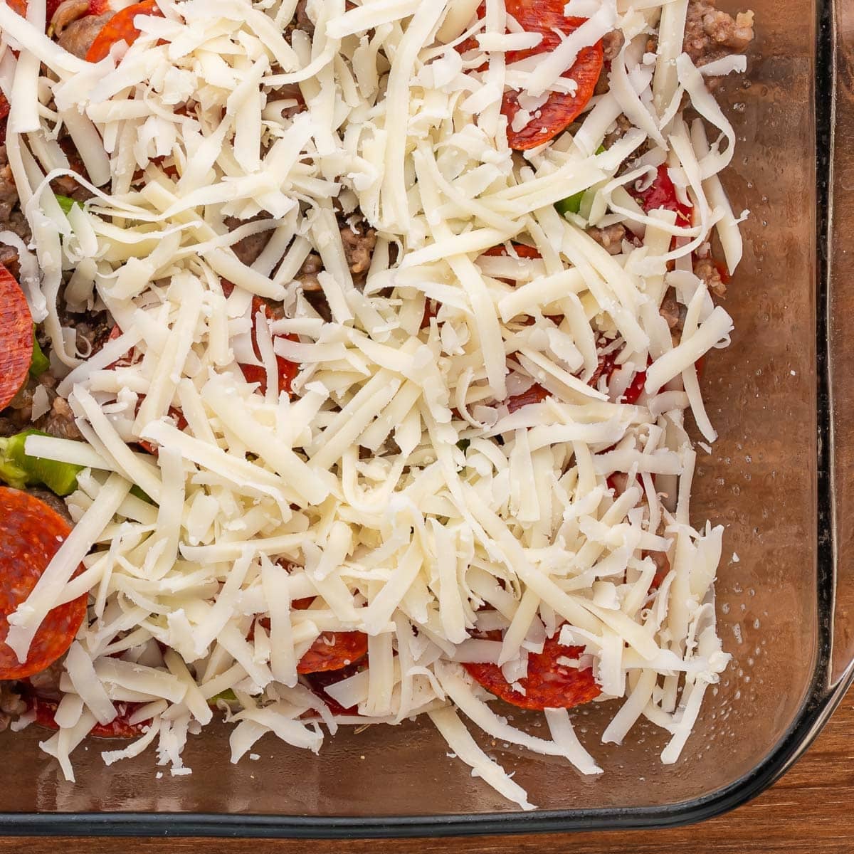 biscuits with pizza toppings on top
